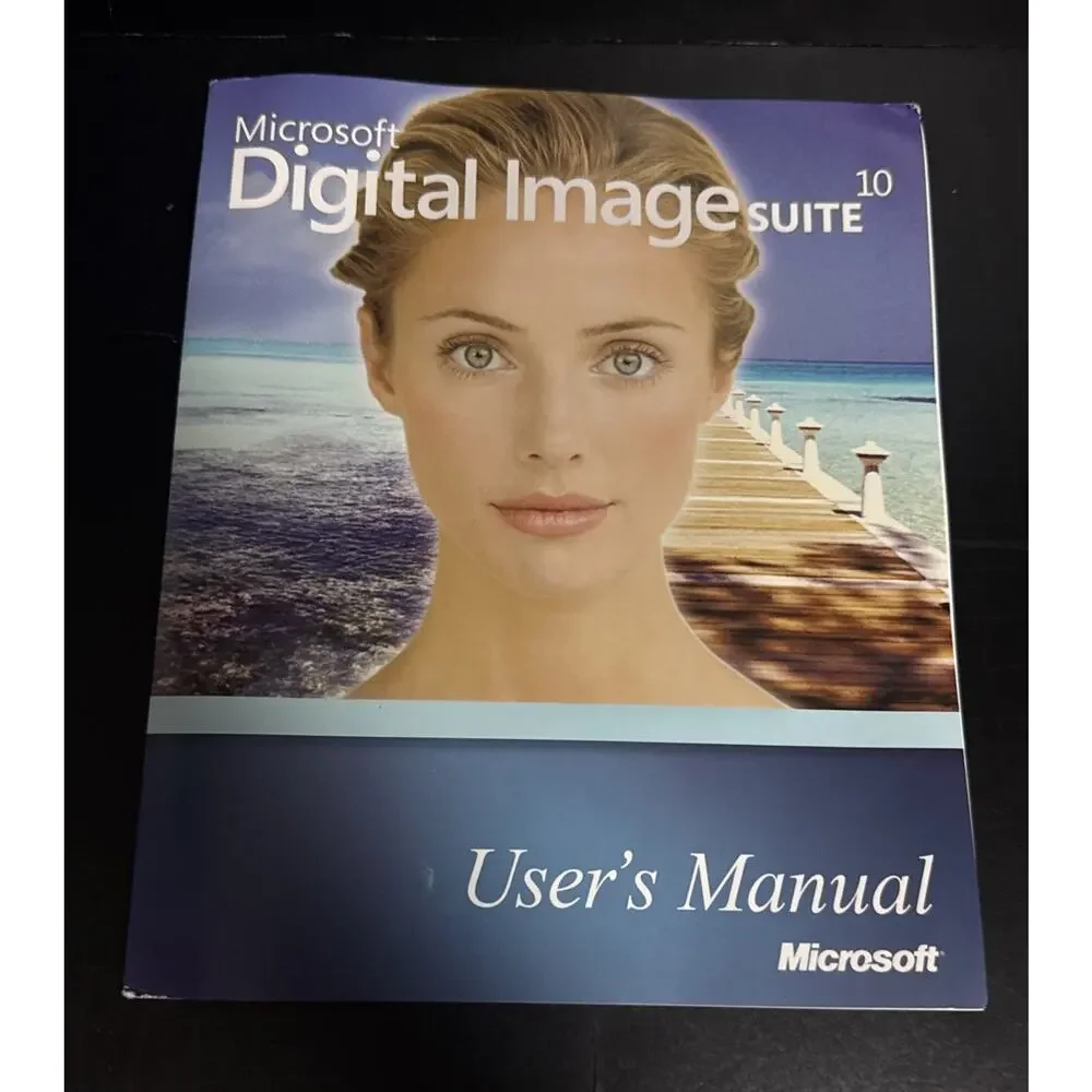 Microsoft Digital Image Suite 10 Photo Editing Software Windows 98 ME 2000 XP